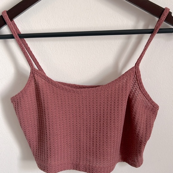 New 2-Piece Crop Tank and Shorts Waffle Knit Summer Loungewear Sleep Set - Picture 3 of 6